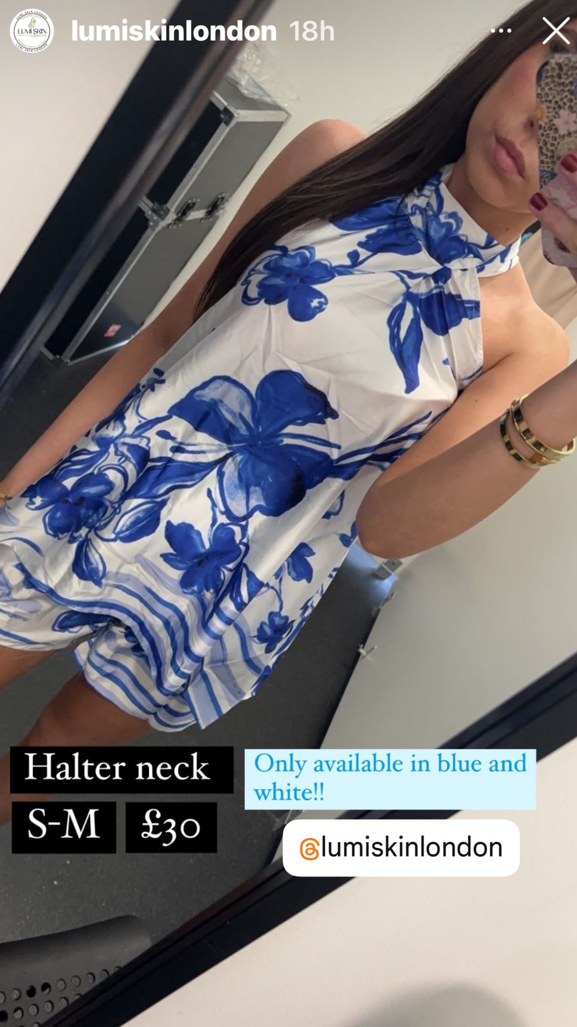 IRIS ROSE - Halter Neck Short Set Co-ord