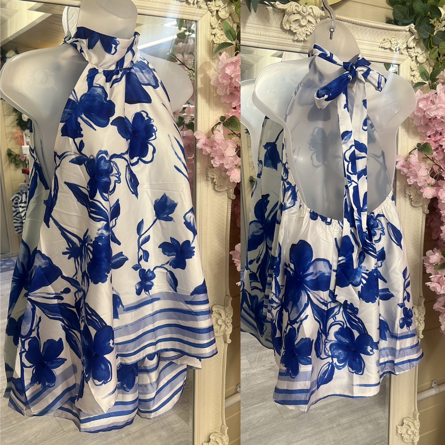 IRIS ROSE - Halter Neck Short Set Co-ord