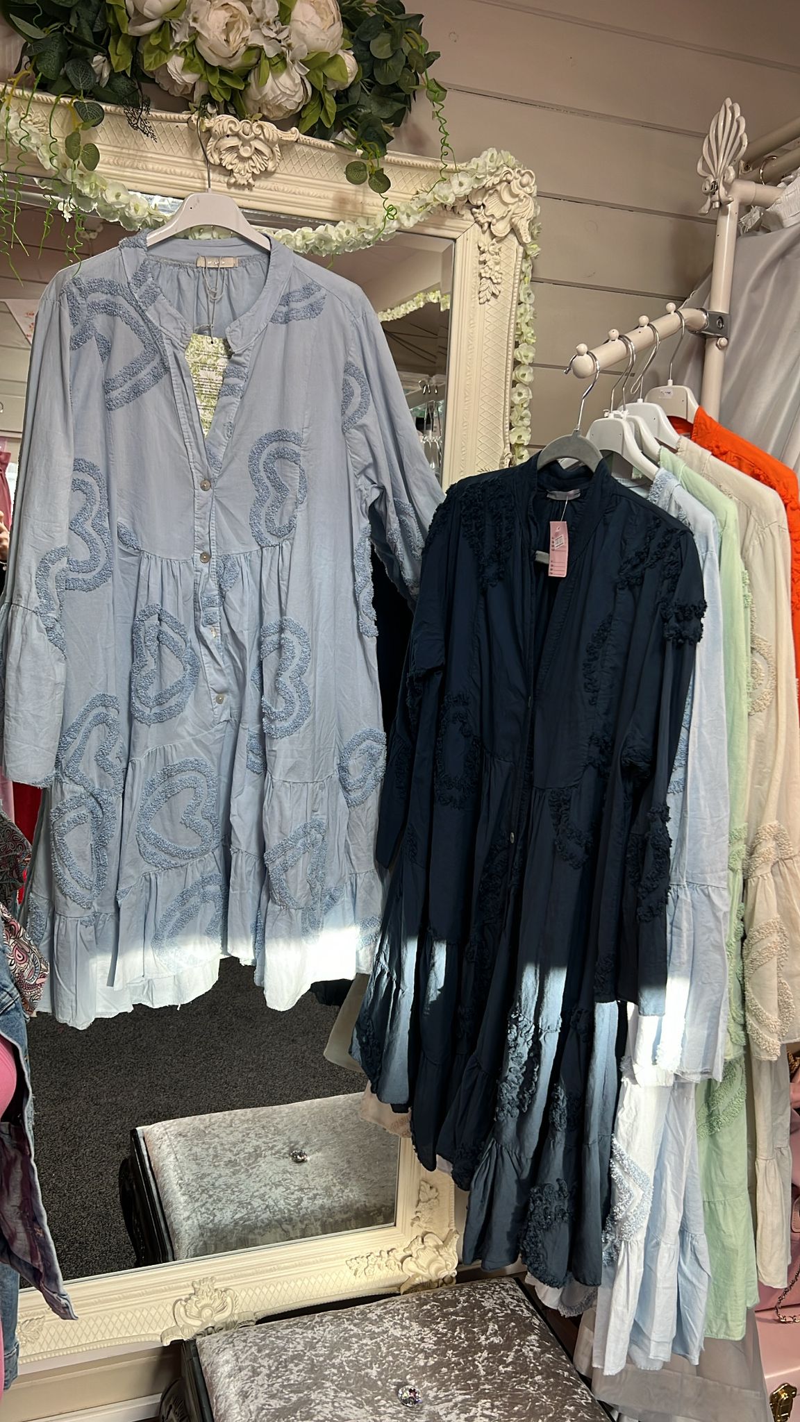 Heart Swing Style Tunic Dress